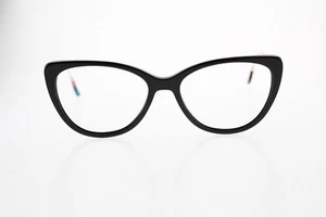 Christian Siriano Eyeglasses Delilah BLK Black Gold Cat Eye Frames 54/17-140 mm - Picture 1 of 7