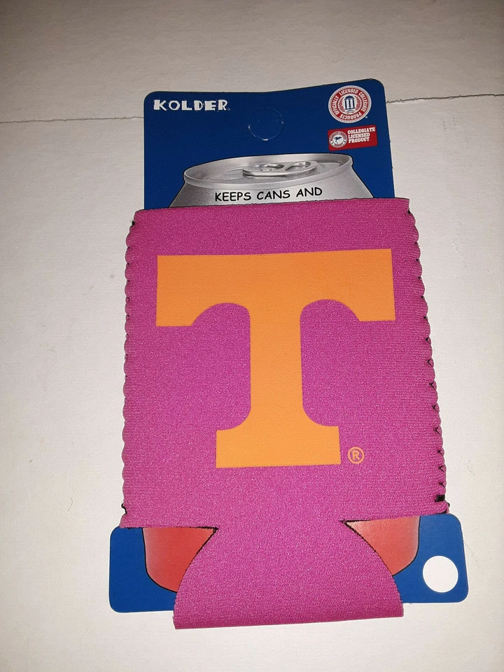 Tennessee Volunteers NCAA Lata Rosa Fría Plegable Koozie Viene en Juego de 4 Foto 1 de 1