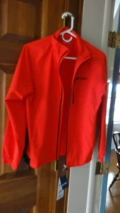 NEW Yonex Jacket Womens Med Red Full Zip Nylon Blend Windbreaker Sports Active - Picture 1 of 5