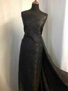 NEW Italian Silky BROCADE GORGEOUS JACQUARD LUREX Fabric Dress Film Costume Art - Picture 1 of 9