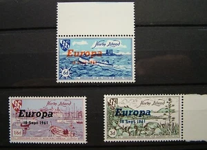 Herm Island 1961 Europe 3 Singles MNH - Picture 1 of 1
