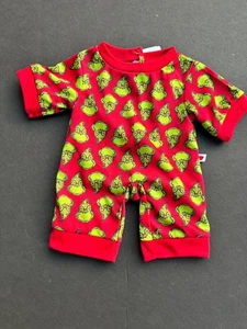 Build a Bear Full Size Teddy Bear Clothing - New ~ Grinch PJ's Sleeper - Picture 1 of 1
