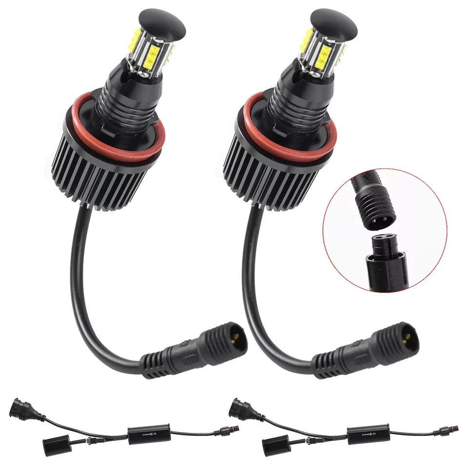 2stk LED Angel Eyes Scheinwerfer für Beamer - Bild 1 von 4