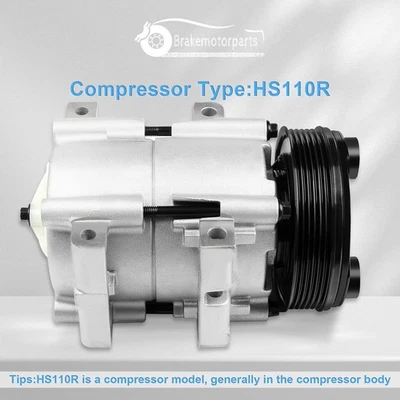 ?A/C AC Compressor For 1994-2004 Ford Mustang 1996-1997 Ford F-250 F-350 - Image 1 of 4