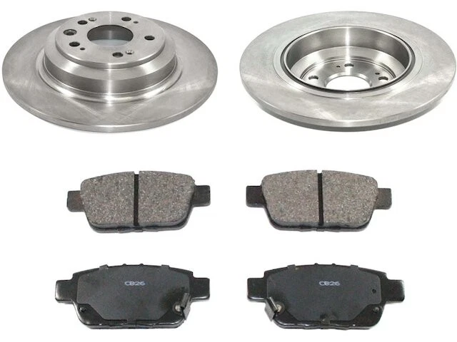Kit de pastillas de freno trasero y rotor para Acura TL 2009-2014 2010 2012 2011 2013 HH843WG Foto 1 de 1