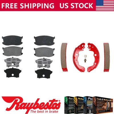 Pastillas de freno delanteras metálicas y zapatas traseras Element3 para Isuzu I-Mark 1985-1989 Foto 1 de 4