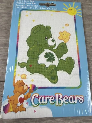Kit de punto de cruz Care Bears buena suerte oso deseando una estrella 39059 de colección nuevo Foto 1 de 3