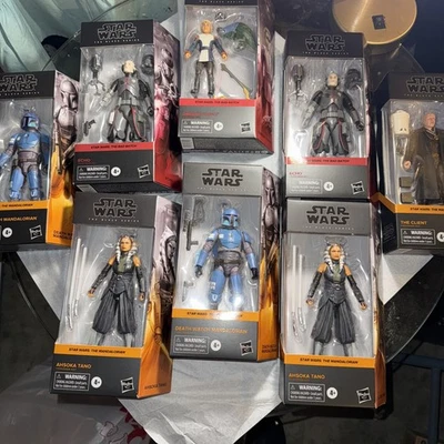 Caja de 8 - Figuras de acción Hasbro Star Wars Black Series Bad Batch Death Watch 6" Foto 1 de 4