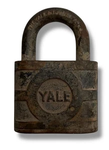 Vintage Yale Padlock! Very Old! No Key - Picture 1 of 2