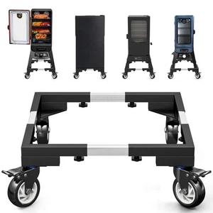 Heavy Duty All Steel Smoker Stand With 5 Inch Casters Wheels, for Vertical El... - Picture 1 of 7