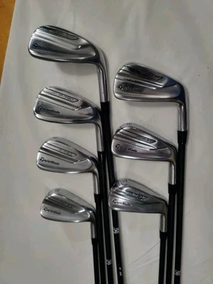 NICE TAYLORMADE P-790 IRONS 5-PW, AW ALDILA NV-65R GRAPHITE SUPER GP ARCCOS GRPS - Image 1 of 4