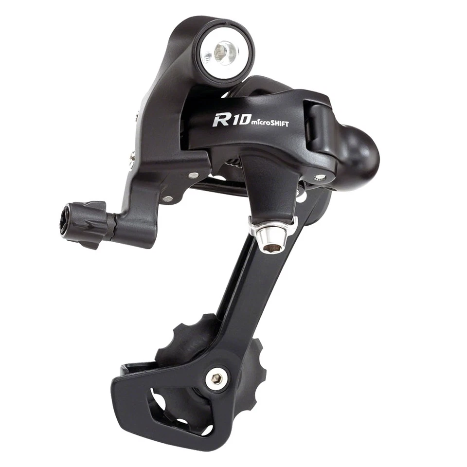 microSHIFT R10 10-Speed Long Cage Rear Derailleur - CNC Machined Aluminum,