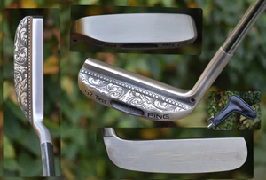 STUNNING LEFT HAND Ping G2 Tess Putter + HC Napa 8802 / Custom Engraved / LH - Picture 1 of 24