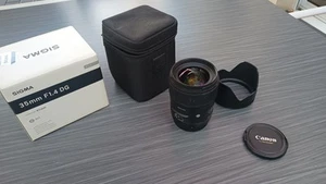 Sigma art 35 mm f:1.4 Usm dans sa boîte pour Canon EF - Imagen 1 de 5