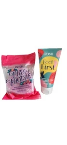 Perfectly Posh Play Footsie Exfoliating Foot Pebble & Feet First Foot Creme - Picture 1 of 1