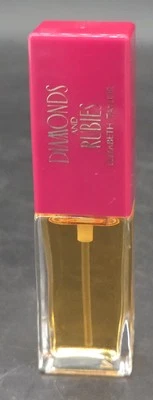 Mini perfume en spray vintage Diamonds & Rubies Elizabeth Taylor .33 oz Foto 1 de 2