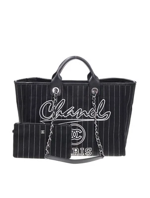 CHANEL DEAUVILLE SPECIAL EDITION A66941B10404 Large Shopper Tote Bag - Image 1 of 4