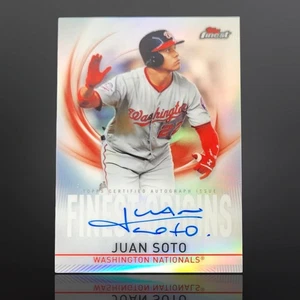 2019 Topps Finest JUAN SOTO Auto Card Autograph Origins Refractor #FOA-JS NM/M - Picture 1 of 5