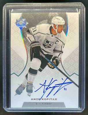 2019-20 Upper Deck Ultimate Collection Anze Kopitar Auto #51 Kings - Image 1 of 2
