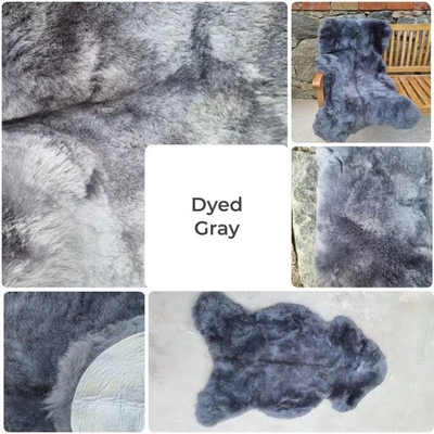 Premium Merino piel de oveja piel de oveja piel de cordero natural esquilado lana densa Foto 1 de 4