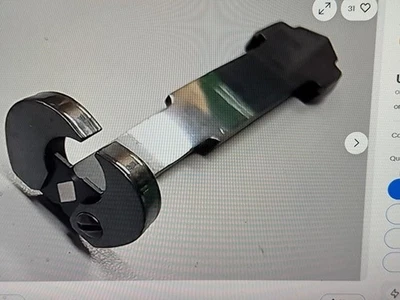 MARBLE ARMS, FULL BUCKHORN, LONG, REAR SIGHT, Item S-12 - Image 1 of 4