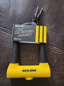 Beelord Super Lock Heavy Duty U-Lock 18mm Shackle With Keys, E-Bike, Scooter - Picture 1 of 5