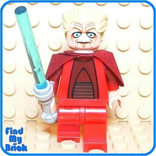 SW115 Lego Star Wars Chancellor Palpatine Minifigure with Lightsaber 8039 NEW Foto 1 de 1