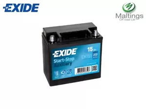 Exide stop start battery LR047630 15AH 200CC Fits - Range Rover Evoque - Picture 1 of 1