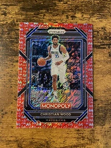 2022-23 Panini Prizm Monopoly #20 CHRISTIAN WOOD Red Money Shimmer Prizm #/100 - Bild 1 von 2