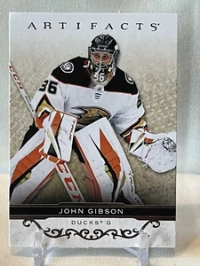 2021-22 UD Artifacts #20 John Gibson - Picture 1 of 2