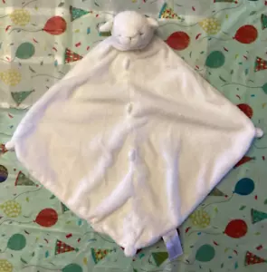 Angel Dear White Lamb Sheep Plush Lovey Baby Security Blanket - Picture 1 of 4