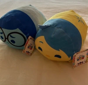 JOY & SADNESS Inside Out TSUM TSUM full-size plush bundle NEW w/TAGS - Picture 1 of 9