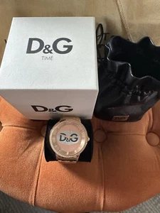 Dolce & Gabanna Prime Time Triple Rose Gold Watch - Picture 1 of 5