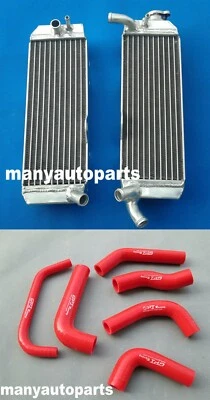 For Honda XR650 XR650R 2000-2007 00 01 02 03 04 05 Aluminum Radiator &RED HOSE Foto 1 de 4