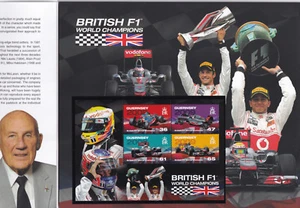 (74759L) British F1 World Champions GB Guernsey Souvenir Pack 2011 see all scans - Picture 1 of 6