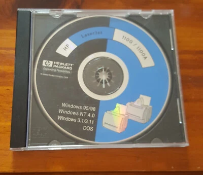 HP Laserjet 1100 series printer software for Windows 95/98/NT4.0/3.1/3.11/OS - Image 1 of 4