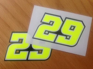 Calcomanía Andrea Iannone número 29 2016 (par) - Imagen 1 de 1