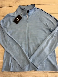 Under Armour Golf Sweatshirt Womens Medium New Full Zip Activewear Athleisure - Picture 1 of 6