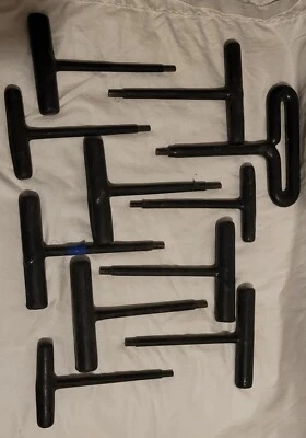 Allen T Handle Allen Hex Wrench Set of 11  Sizes With Padded Handles - Image 1 of 2