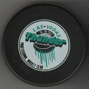 Las Vegas Thunder Vin Telefonnummer 1996 Turner Cup Championship IHL Hockey Puck - Bild 1 von 2