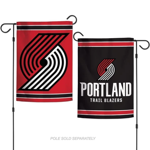 PORTLAND TRAIL BLAZERS 12"X18" 2 SIDED GARDEN FLAG NEW WINCRAFT 👑 Cover