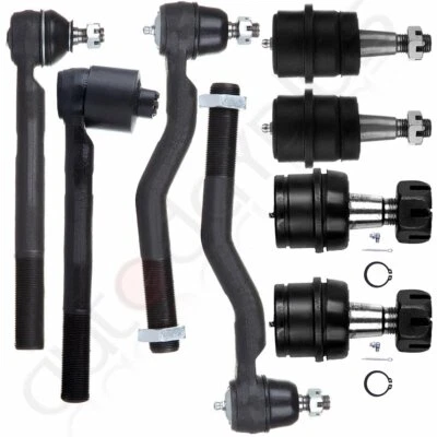 8pc Front Upper & Lower Ball Joint Tie Rod End For JEEP GRAND CHEROKEE 1999-2004 - Image 1 of 4