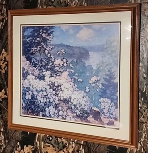 Vintage William Chadwick Hamburg Cove Picture 32"tall / 35" Wide End To End  - Picture 1 of 3
