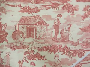 4 scampoli di tessuto stampato Brunschwig & Fils "La' Kakatoes" F-101 - Foto 1 di 12