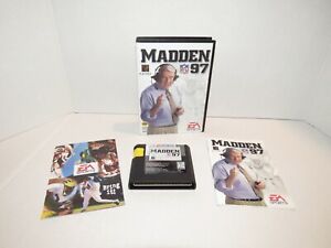 Madden NFL 97 SEGA Genesis Complete w/ Case & Manual 