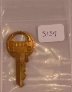 Master Lock Schlüssel # 3139 Ersatz Vorhängeschloss Vergnügungsverkauf Juke Slot Arcade - Bild 1 von 1