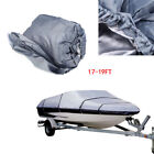 Heavy Duty 600D Runabout Boat Cover All Weather For 17-22 feet V-Hull, Tri-Hull