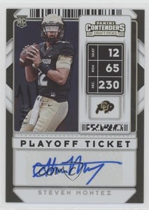 2020 Contenders Draft Picks Playoff Ticket /18 Steven Montez #141 Rookie Auto RC