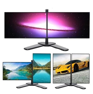 24" Dual Monitor & STAND Cheap Gaming Monitor VGA TFT LCD Office Laptop Computer