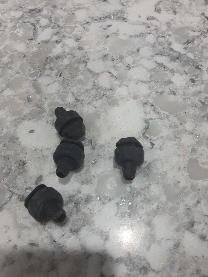 4 OEM License Plate Rubber Bumpers for Ford Lincoln Mercury Edge Escape - Image 1 of 2